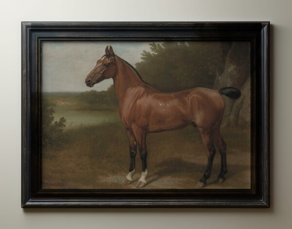 0026 horse oil painting giclee printed by Ellis & Alexander