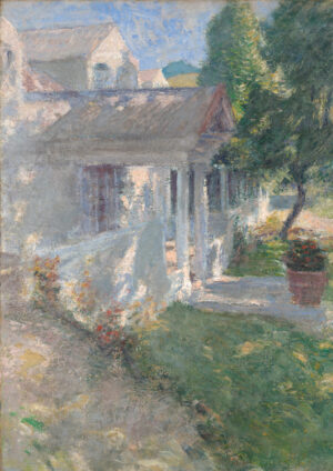 0034 vintage oil painting taken from 1887 house and garden. Giclee printed by Ellis & Alexander